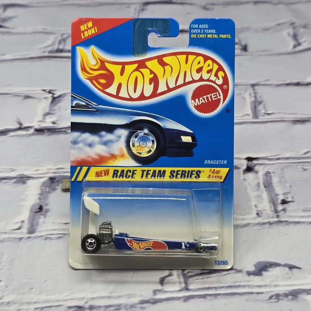 Hot Wheels 1995 Race Team Series #4 Dragster - BW Wheels - Collector #278